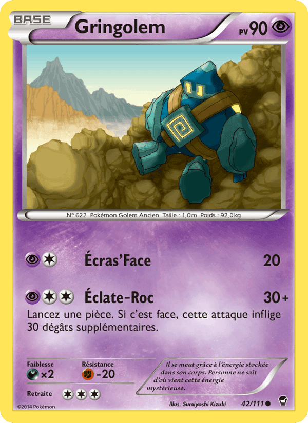 Gringolem, carte 42 de Poings Furieux