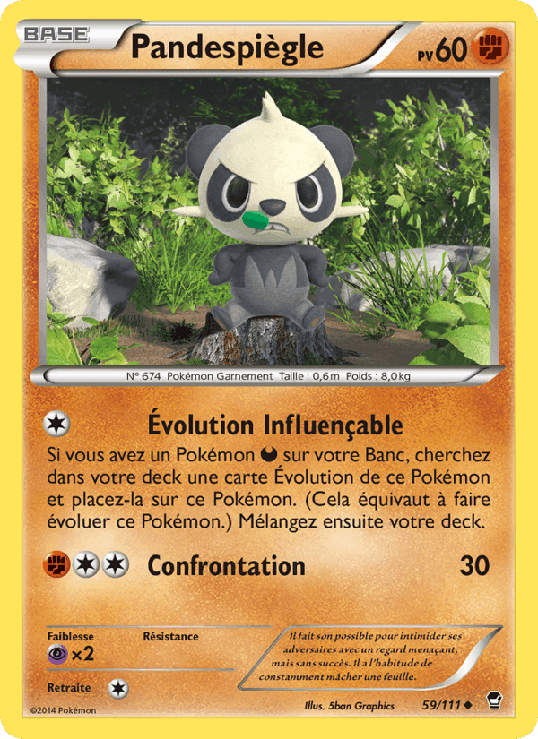 Pandespiègle, carte 59 de Poings Furieux
