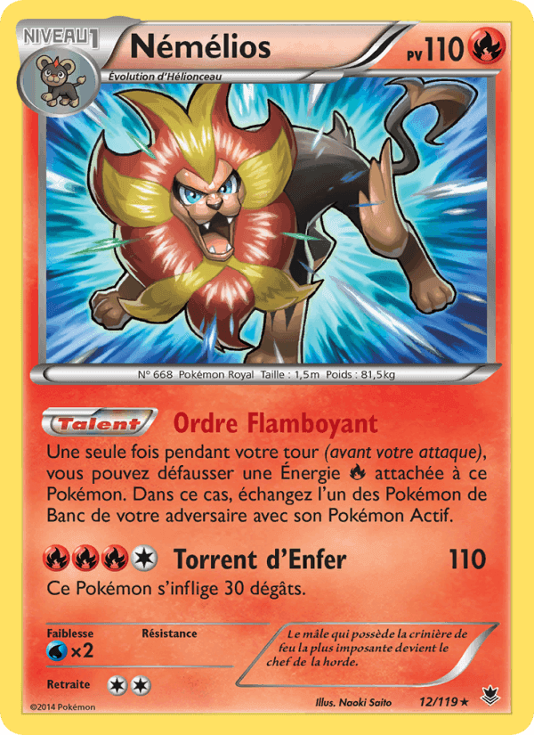 Némélios, carte 12 de Vigueur Spectrale
