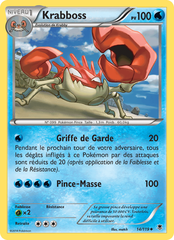 Krabboss, carte 14 de Vigueur Spectrale