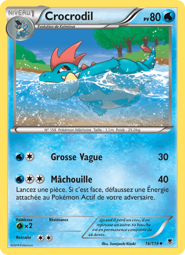 Crocrodil, carte 16 de Vigueur Spectrale