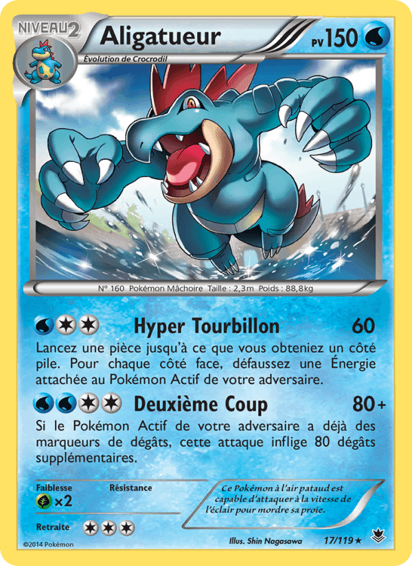 Aligatueur, carte 17 de Vigueur Spectrale