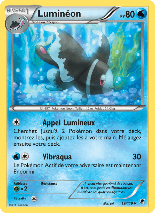 Luminéon, carte 19 de Vigueur Spectrale