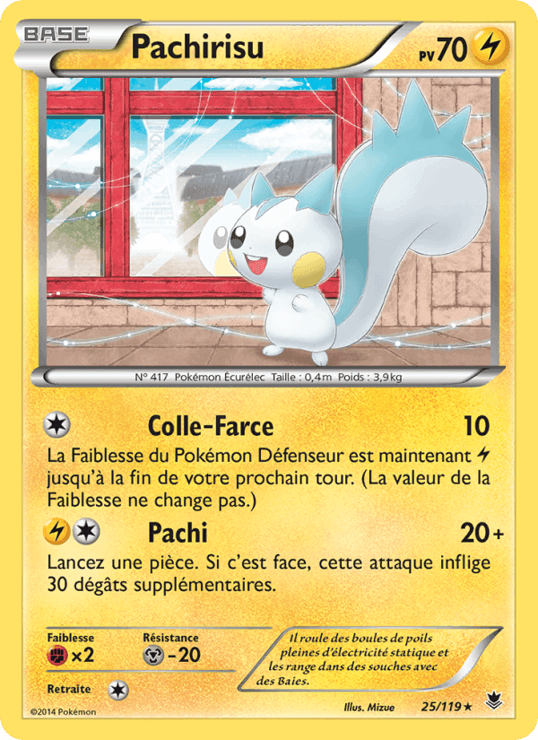 Pachirisu, carte 25 de Vigueur Spectrale
