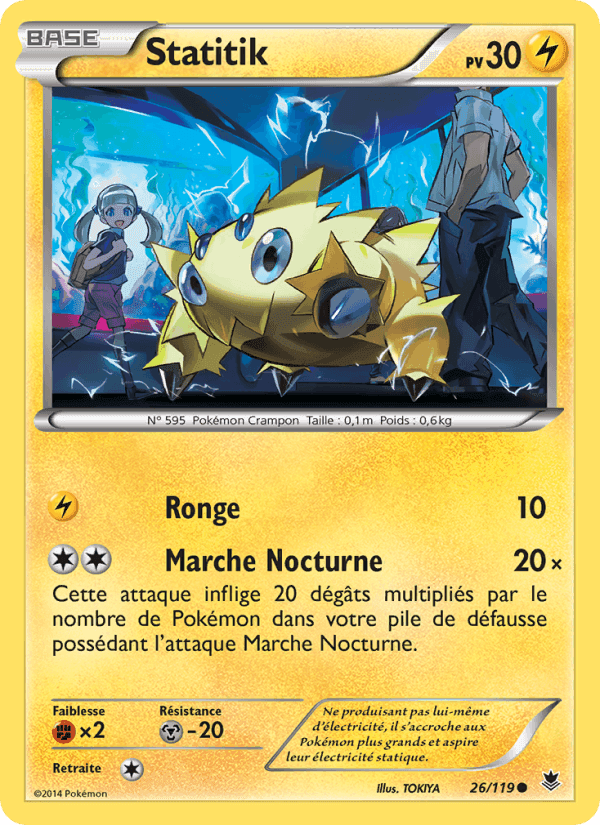 Statitik, carte 26 de Vigueur Spectrale