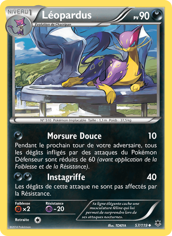 Léopardus, carte 57 de Vigueur Spectrale