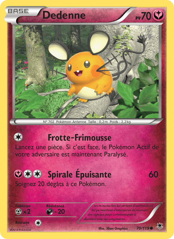 Dedenne, card 70 from Vigueur Spectrale