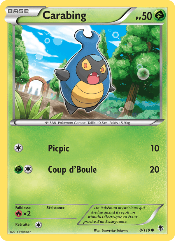 Carabing, carta 8 di Vigueur Spectrale