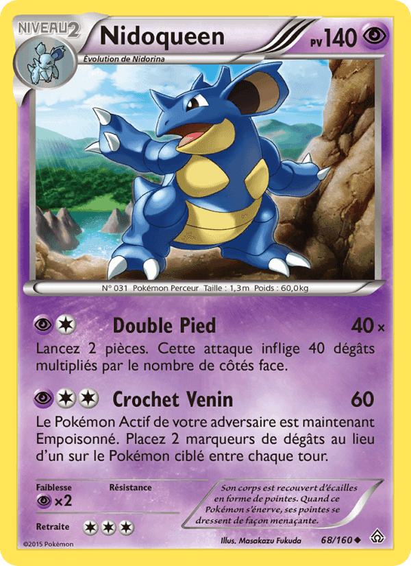 Nidoqueen, card 68 from Primo-Choc