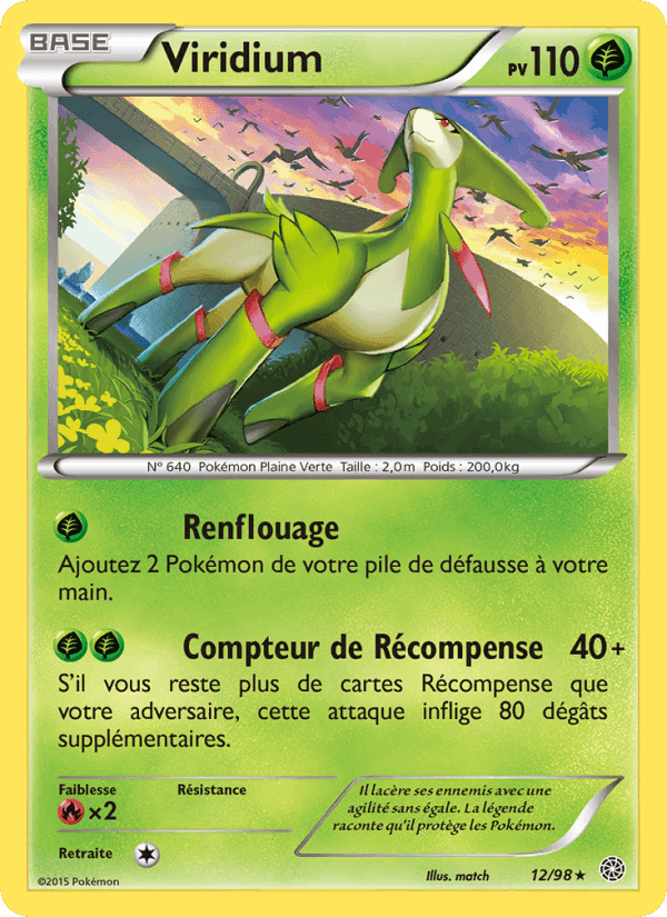 Viridium, carte 12 de Origines Antiques