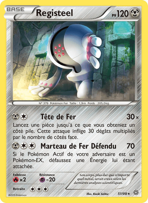 Registeel, carte 51 de Origines Antiques