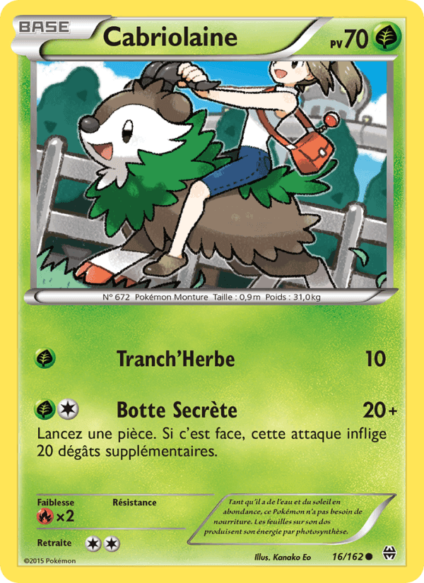 Cabriolaine, carta 16 de Impulsion Turbo