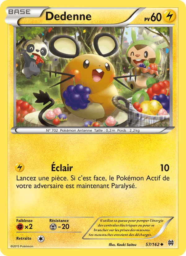 Dedenne, carta 57 de Impulsion Turbo