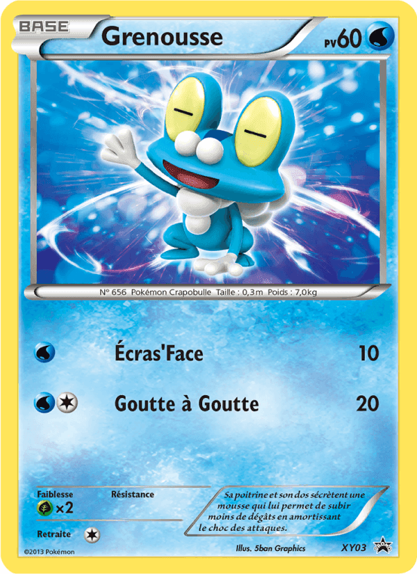 Grenousse, carte XY03 de Promo XY
