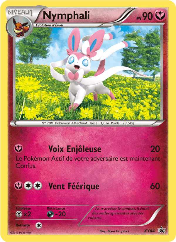 Nymphali, carte XY04 de Promo XY