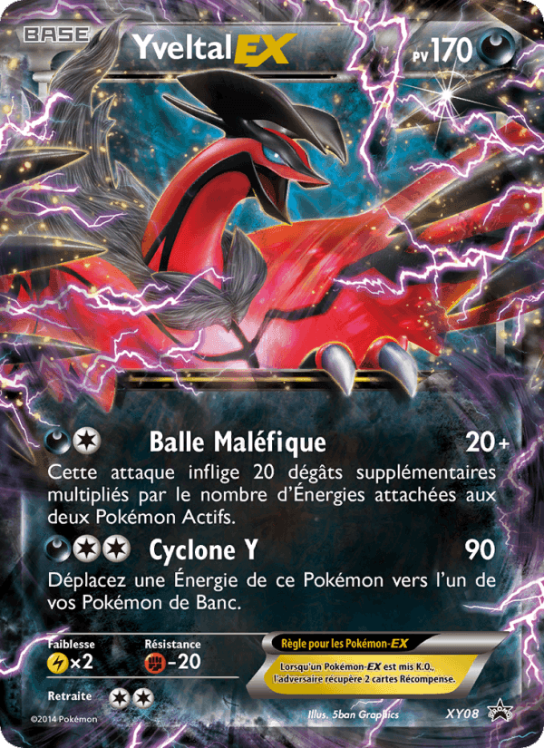 Yveltal EX, carte XY08 de Promo XY