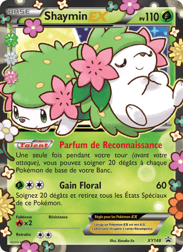 Shaymin-EX, carte XY148 de Promo XY