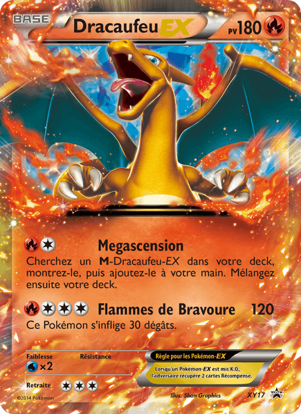 Dracaufeu EX, carte XY17 de Promo XY