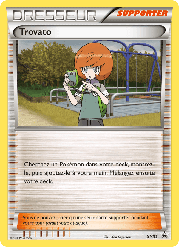 Trovato, carte XY33 de Promo XY