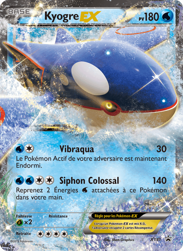 Kyogre EX, carta XY41 de Promo XY