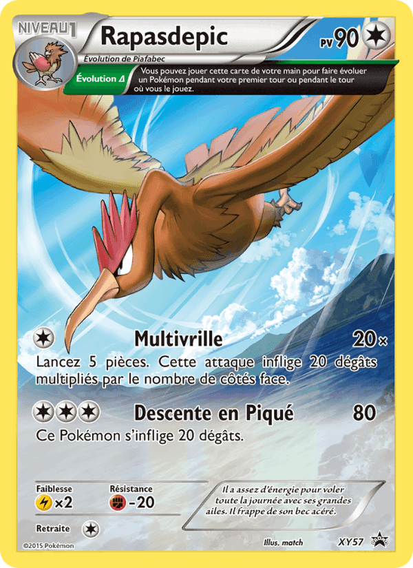Rapasdepic, carte XY57 de Promo XY