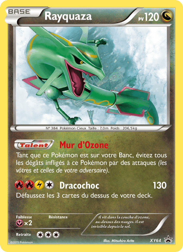 Rayquaza, carta XY64 de Promo XY
