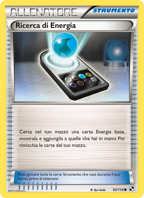 Ricerca di Energia, carta 93 di Nero e Bianco