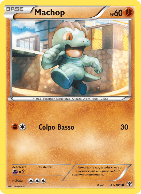 Machop, carta 47 di Esplosione Plasma