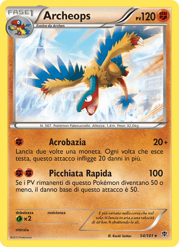Archeops, carta 54 di Esplosione Plasma