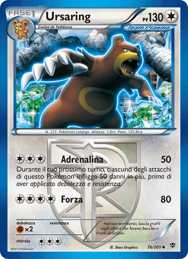 Ursaring, carta 76 di Esplosione Plasma