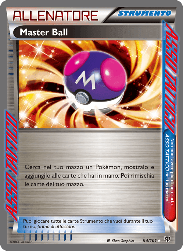 Master Ball, card 94 from Esplosione Plasma