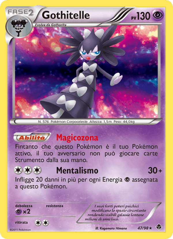 Gothitelle, carta 47 di Nuove Forze