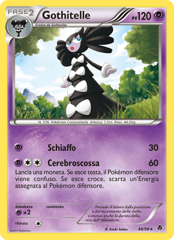 Gothitelle, carta 48 di Nuove Forze