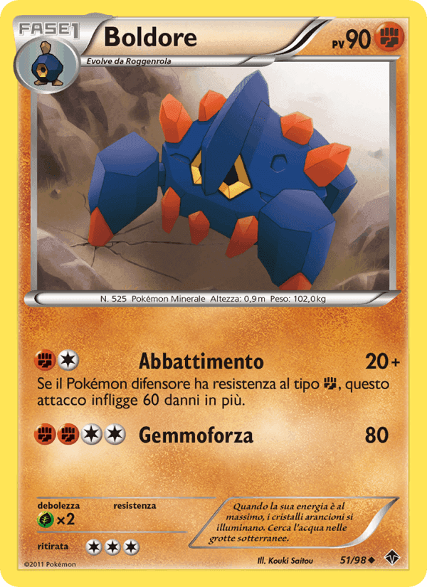 Boldore, carta 51 di Nuove Forze