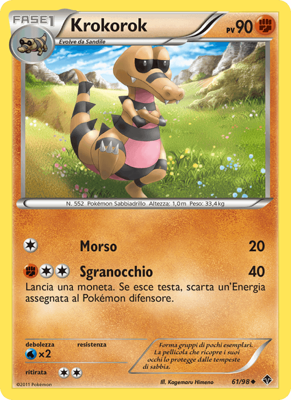 Krokorok, carta 61 di Nuove Forze