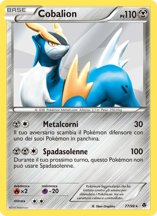 Cobalion, carta 77 di Nuove Forze