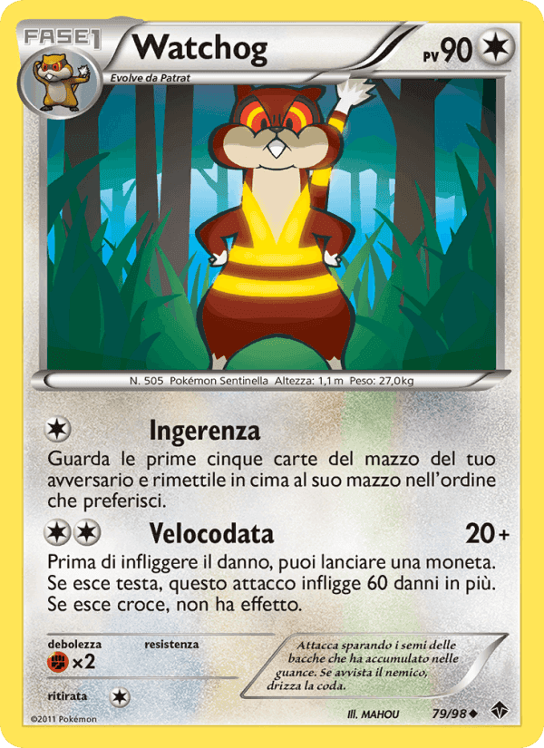Watchog, carte 79 de Nuove Forze