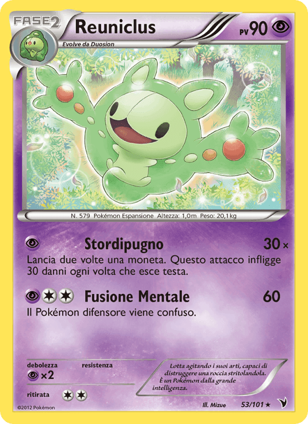 Reuniclus, carta 53 di Vittorie Regali