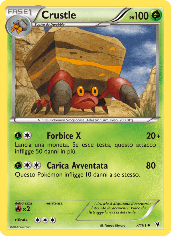 Crustle, carta 7 di Vittorie Regali