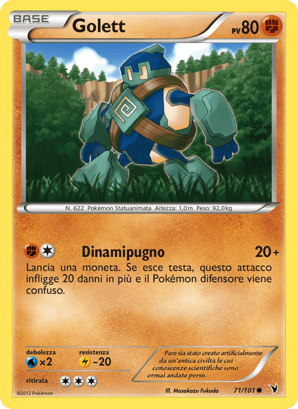 Golett, carta 71 di Vittorie Regali