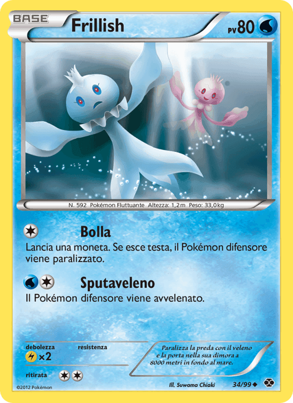 Frillish, carta 34 di Destini Futuri