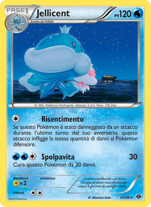 Jellicent, carta 35 di Destini Futuri