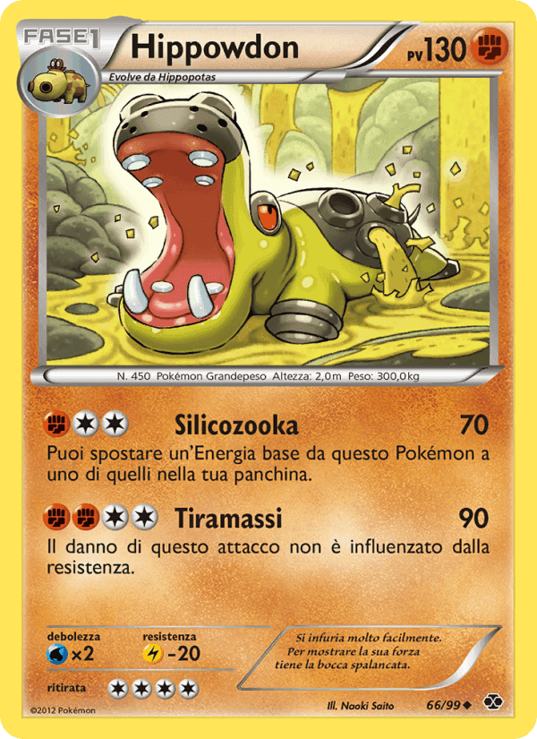 Hippowdon, carta 66 di Destini Futuri