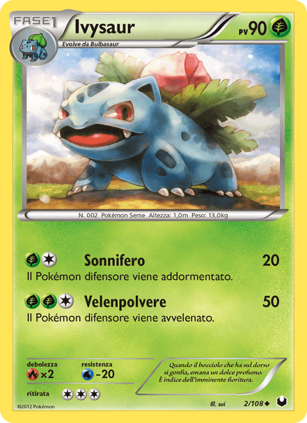 Ivysaur, carta 2 di Esploratori delle Tenebre