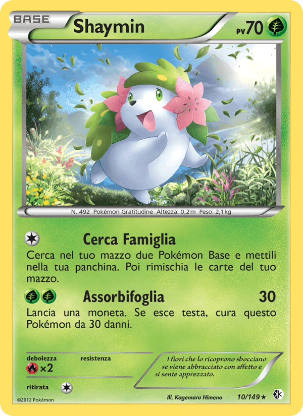 Shaymin, carta 10 di Confini Varcati