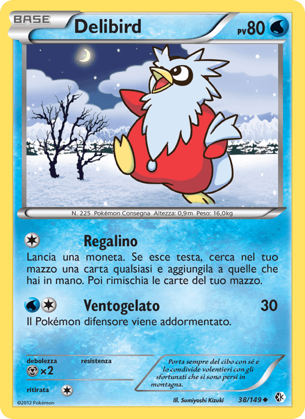 Delibird, carta 38 di Confini Varcati