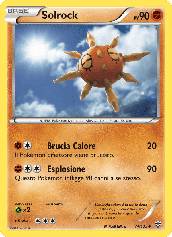Solrock, card 74 from Uragano Plasma