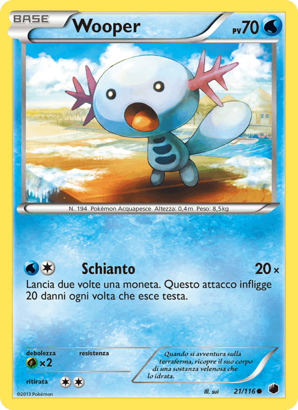 Wooper, carta 21 di Glaciazione Plasma
