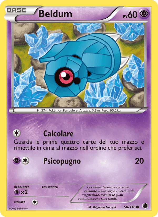 Beldum, carta 50 di Glaciazione Plasma