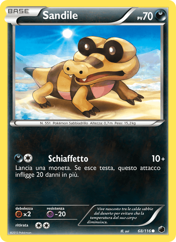 Sandile, card 68 from Glaciazione Plasma